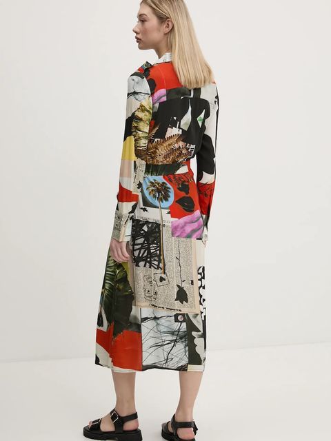 Desigual sukienka COLLAGE LACROI