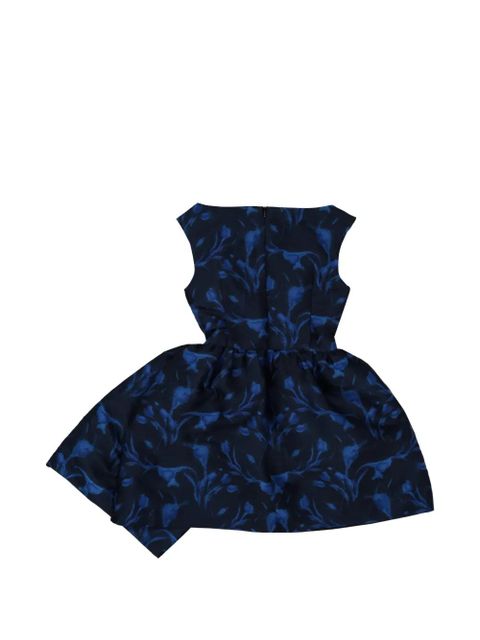 SHUSHU/TONG asymmetric panel short dress - Blue - zdjęcie produktu nr 2