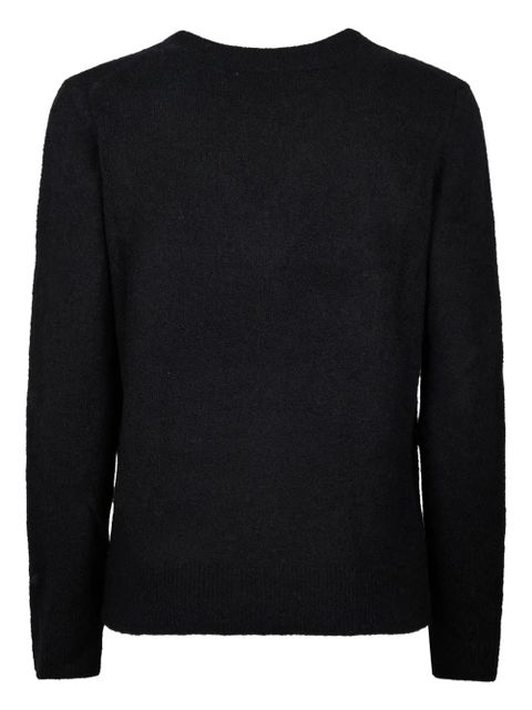 MC2 Saint Barth V-neck sweater - Black - zdjęcie produktu nr 2