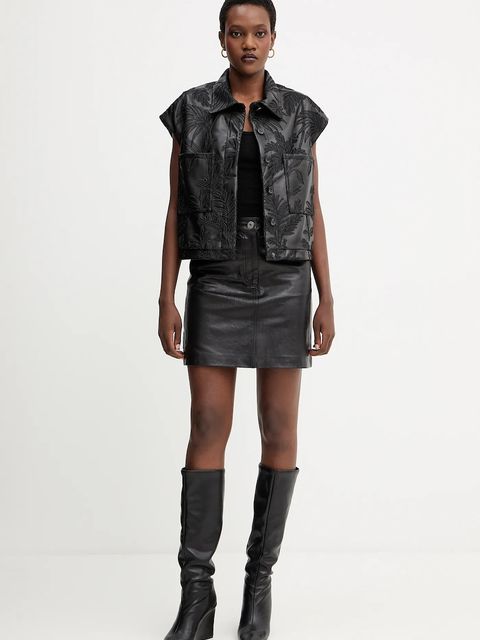 Guess bezrękawnik CHANTAL kolor czarny przejściowy W5YN79 WHGU0 - zdjęcie produktu nr 2