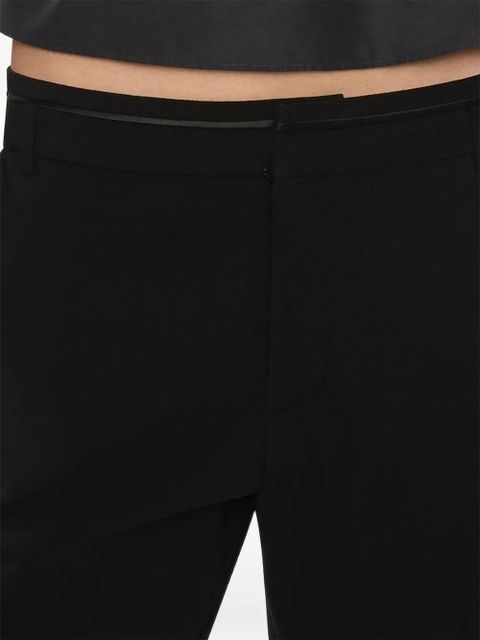 Christopher Esber split level tailored trousers - Black