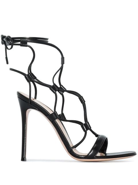 Gianvito Rossi 105mm Giza sandals - Black - zdjęcie produktu nr 1