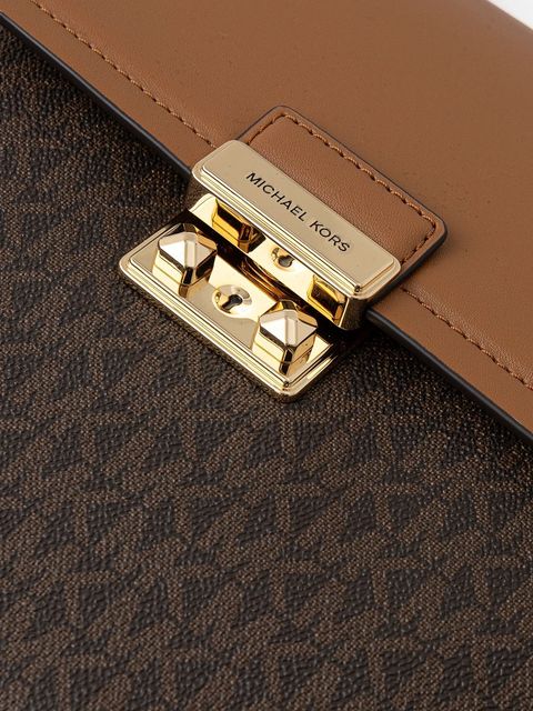 MICHAEL Michael Kors plecak damski kolor brązowy mały wzorzysty 30F5G2RB1B