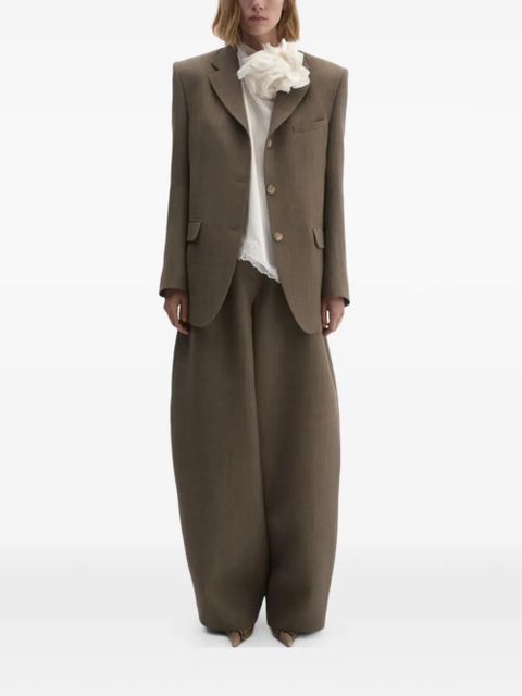 Magda Butrym belted balloon trousers - Brown - zdjęcie produktu nr 2