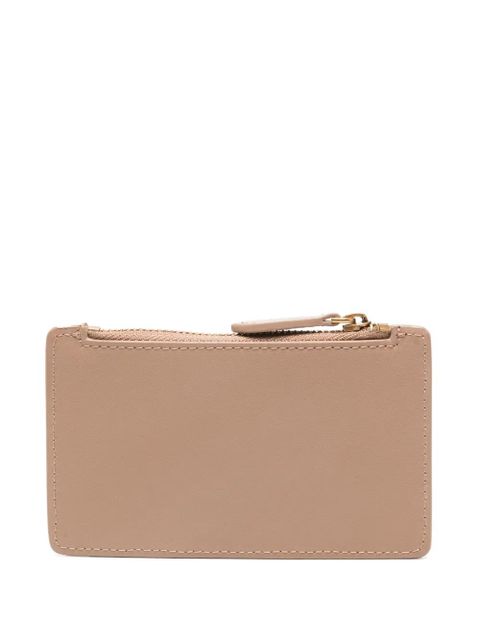 PINKO Love Bird leather cardholder - Neutrals - zdjęcie produktu nr 2