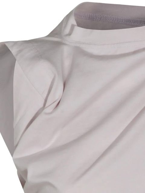 Vivienne Westwood draped orb-embellished T-shirt - Neutrals