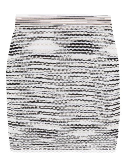 Missoni striped ribbed skirt - White - zdjęcie produktu nr 1