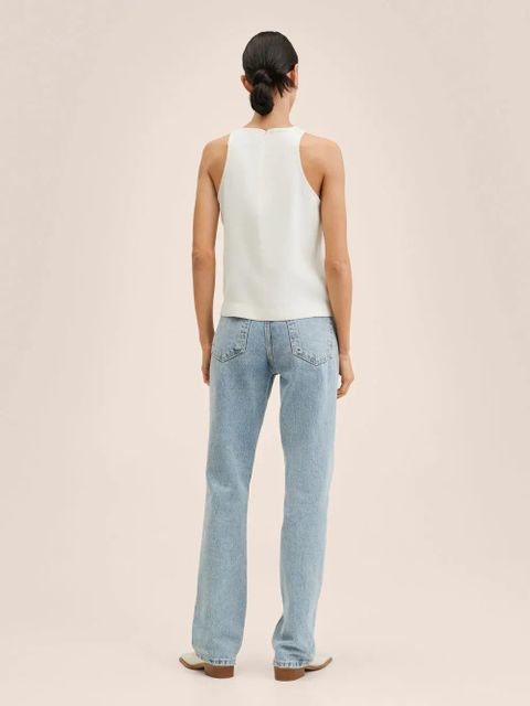 Lejący top z zamkiem