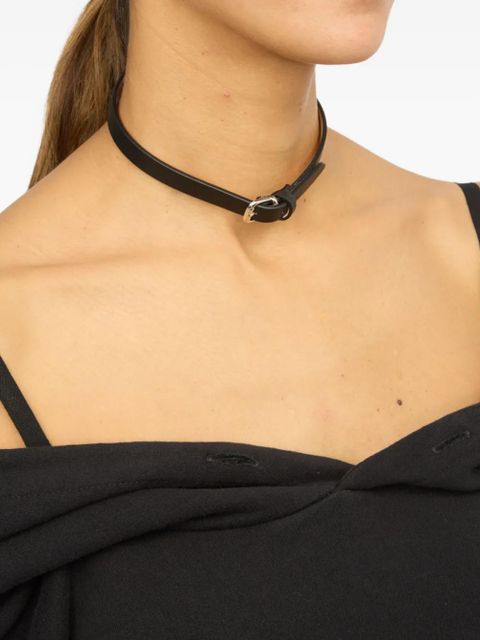 MM6 Maison Margiela buckled choker - T8013 BLACK