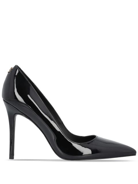 PINKO Juliette 90mm patent-finish pumps - Black - zdjęcie produktu nr 1