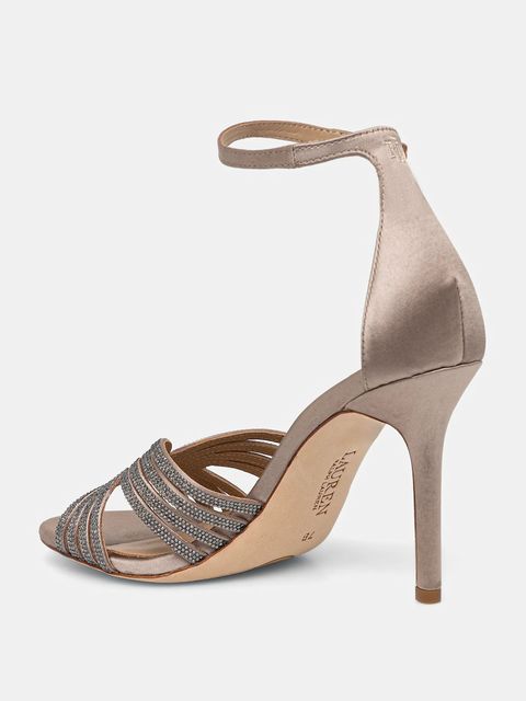 Lauren Ralph Lauren sandały Allie Mtstrp kolor złoty 802P02072001