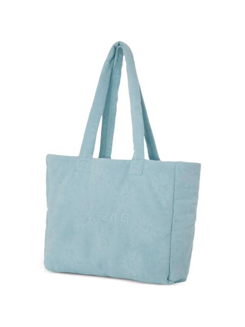 Hunza G Sunny towelling beach bag - Blue - zdjęcie produktu nr 1