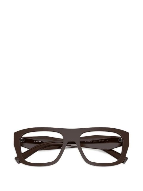 Prada Eyewear square-frame glasses - Brown