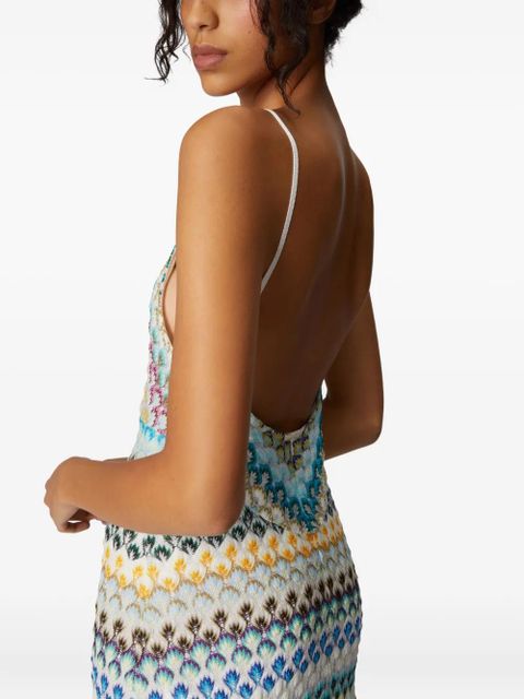 Missoni knitted mini dress - Blue - zdjęcie produktu nr 2