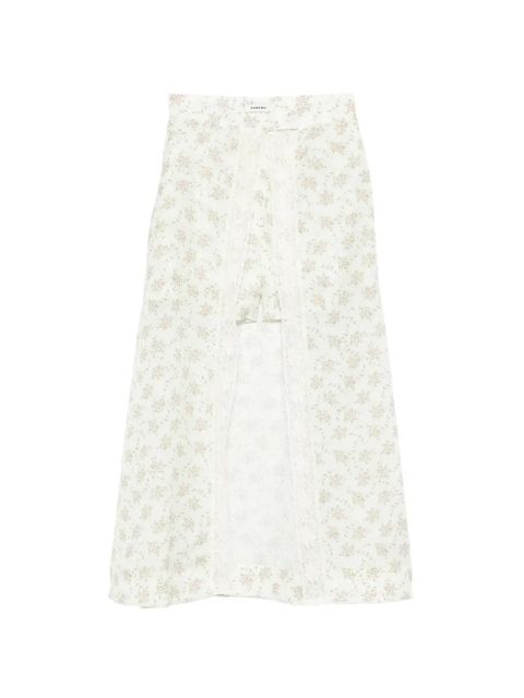 SANDRO floral lace shorts - Green - zdjęcie produktu nr 1