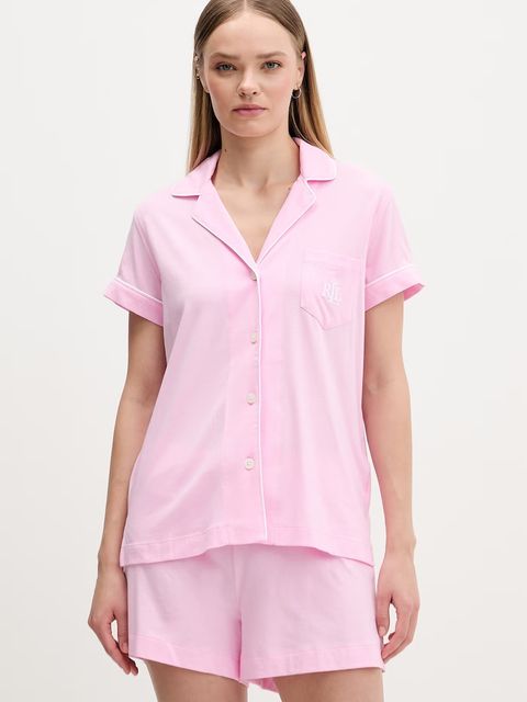 Lauren Ralph Lauren piżama damska z bawełną - zdjęcie produktu nr 1