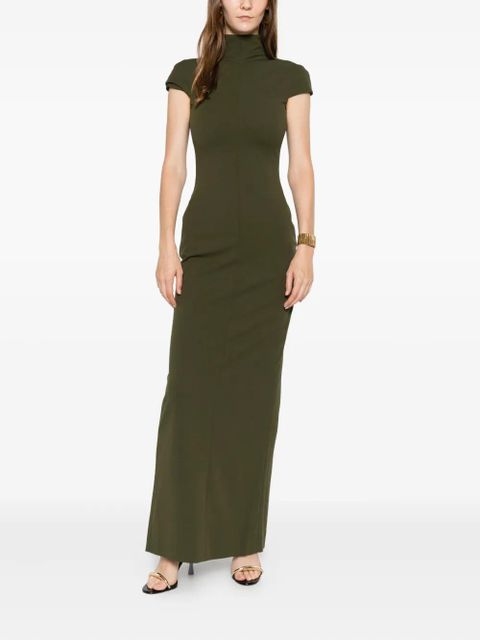 Solace London high-neck lang maxi dress - Green - zdjęcie produktu nr 2