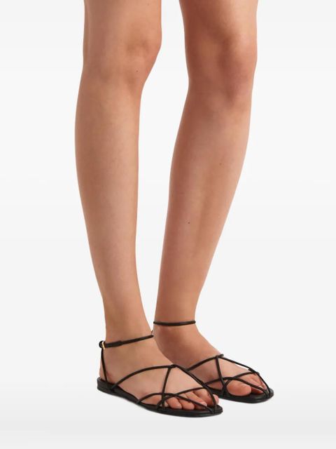 KHAITE Loulou sandals - Black