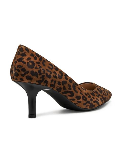 Geox szpilki skórzane D KLEOPY kolor brązowy D55YBA 00007 C6001