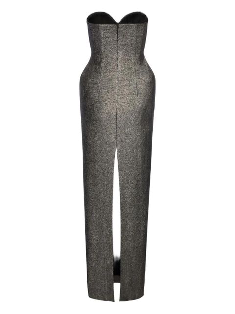 Magda Butrym sweetheart dress - Grey