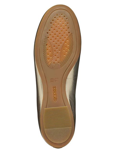 Geox baleriny skórzane D PALMARIA kolor złoty D25MUB 000Y2 C2012