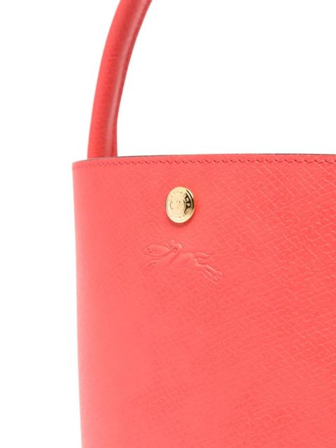 Longchamp small Épure leather bucket bag - Pink