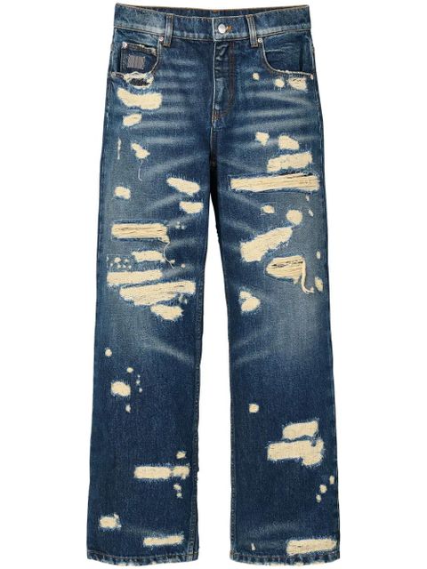 Marc Jacobs distressed straight-leg jeans - Blue - zdjęcie produktu nr 1