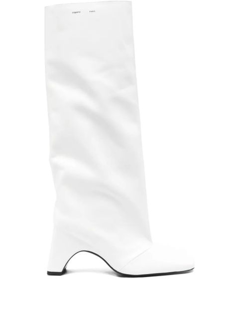 Coperni 90mm Bridge leather boots - White - zdjęcie produktu nr 1