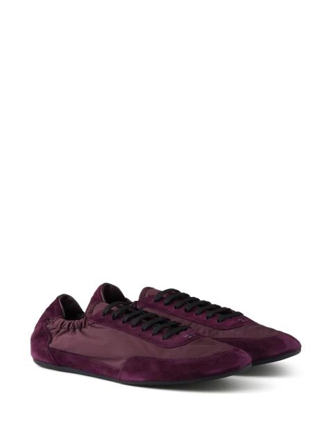 Prada Collapse Re-Nylon suede sneakers - Purple - zdjęcie produktu nr 2