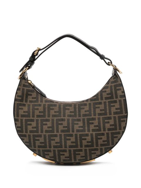 FENDI small Fendigraphy shoulder bag - Brown - zdjęcie produktu nr 1
