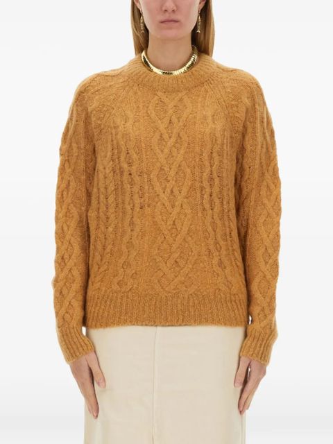 MARANT ÉTOILE Elka cable-knit sweater - Neutrals - zdjęcie produktu nr 1