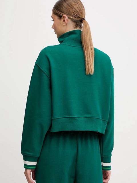 Calvin Klein Performance bluza damska kolor zielony gładka LVGWF5W310