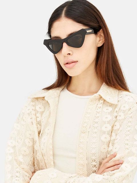 Marni okulary przeciwsłoneczne Fairy Pools damskie kolor czarny EYMRN00006 001 TQQ