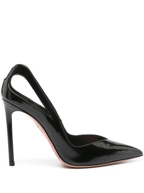 Aquazzura Sheeva 105mm cut-out pumps - Black - zdjęcie produktu nr 1