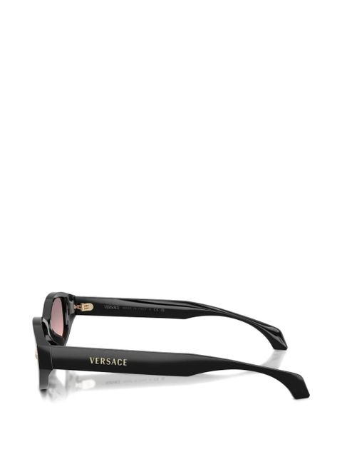 Versace Eyewear medusa geometric sunglasses - Black