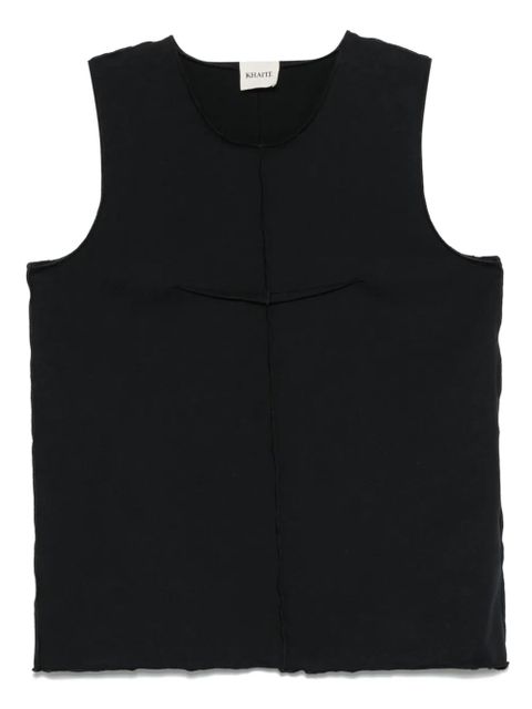 KHAITE organic cotton top - Black - zdjęcie produktu nr 1