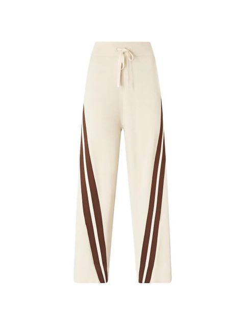 PINKO drawstring stripe trousers - Neutrals - zdjęcie produktu nr 1
