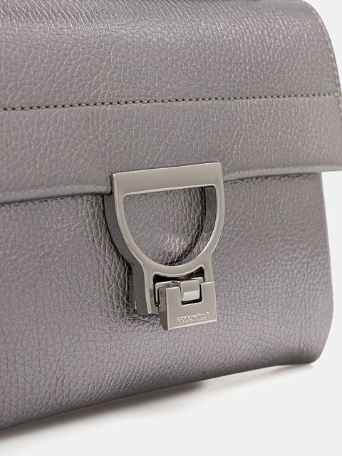 Coccinelle torebka skórzana Arlettis kolor srebrny E1 MD5 19 03 01