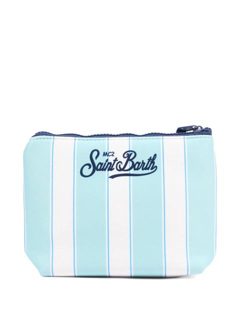 MC2 Saint Barth striped zip pouch - Blue - zdjęcie produktu nr 2
