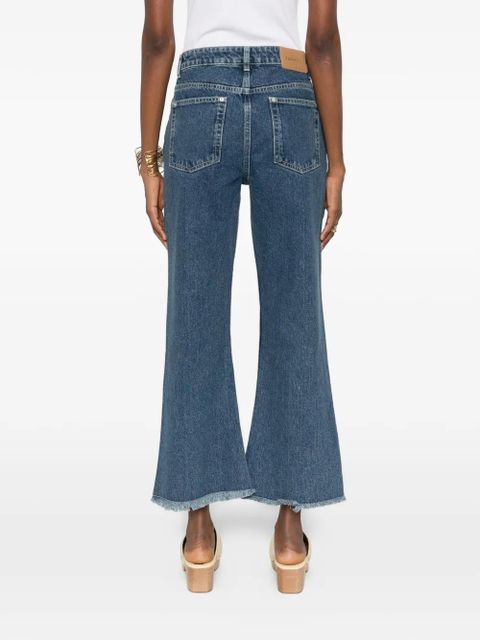 FARM Rio embroidered fringed jeans - Blue