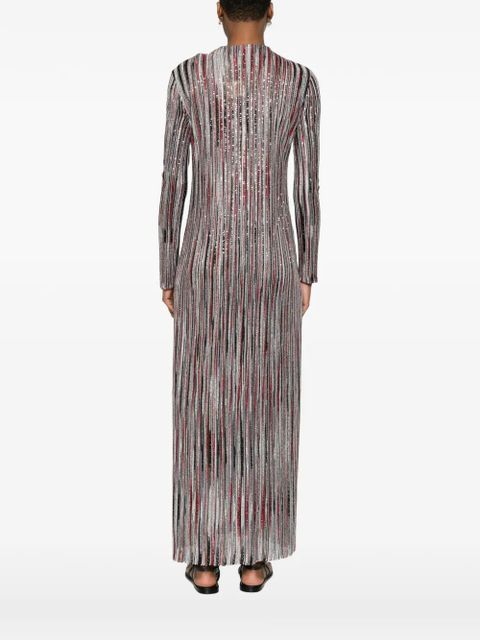 Missoni striped V-neck cardigan - Grey