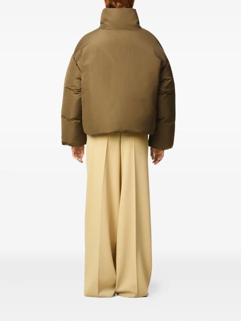 AMI Paris Ami De Coeur Taffetas jacket - Green