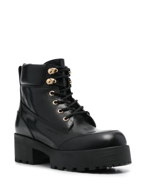 Givenchy Trekker leather combat boots - Black