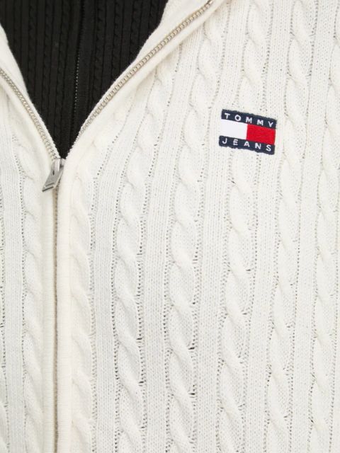 Tommy Jeans sweter bawełniany kolor beżowy DW0DW19334