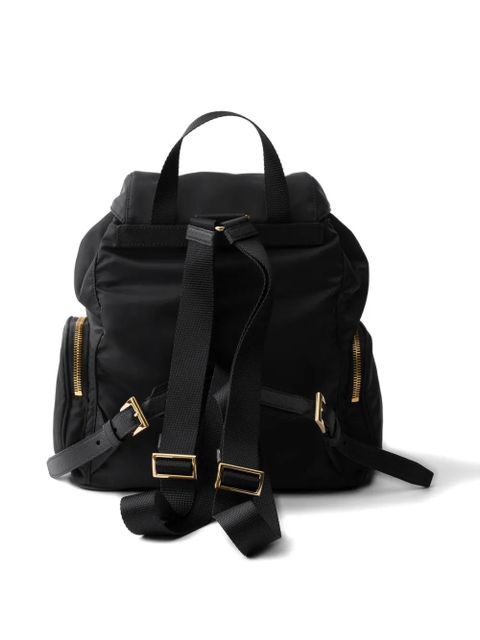 Prada small zip backpack - Black