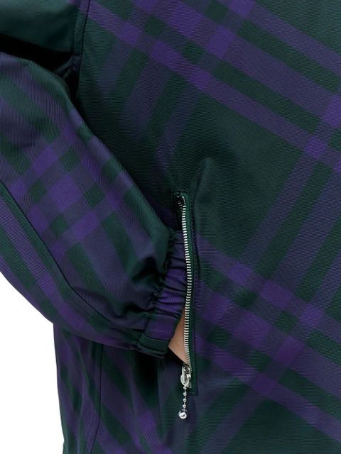 Burberry hooded plaid jacket - Green