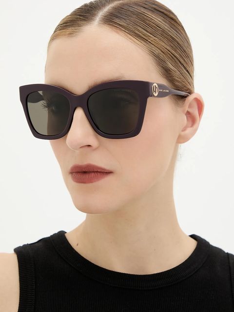 Marc Jacobs okulary przeciwsłoneczne damskie kolor fioletowy MARC 853/S - zdjęcie produktu nr 2