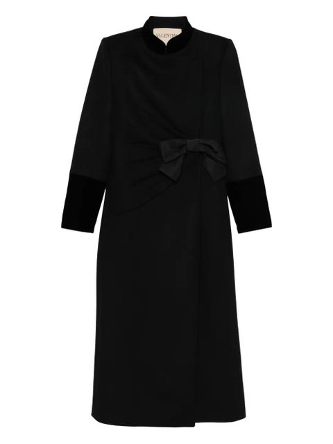 Valentino Garavani bow-detailed coat - Black - zdjęcie produktu nr 1