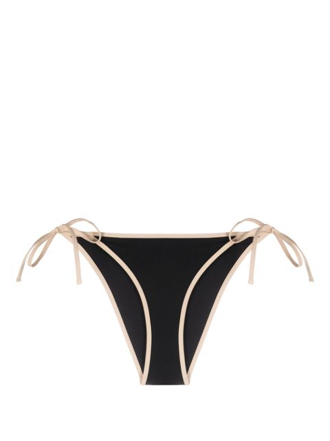 TOTEME Stripe Tie bikini bottoms - Black - zdjęcie produktu nr 1