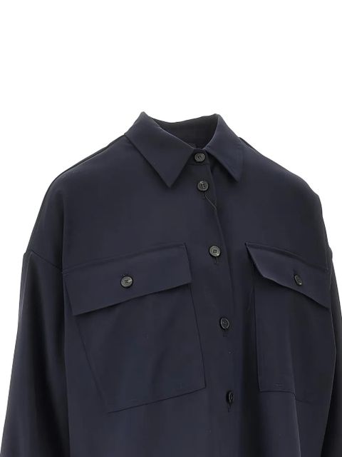 Weekend Max Mara pocket overshirt - Blue - zdjęcie produktu nr 2